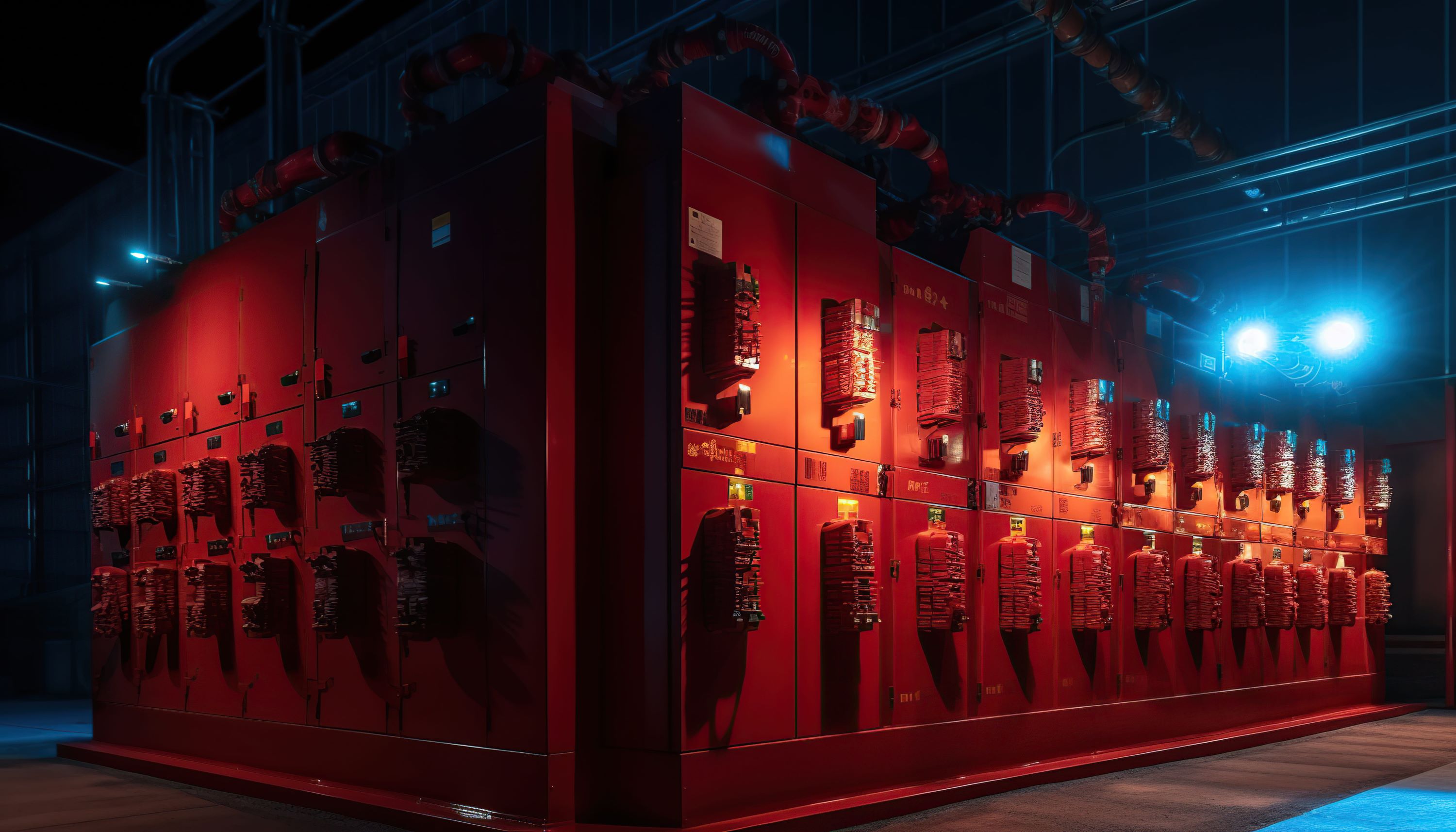 High - voltage Power Transformer Substation