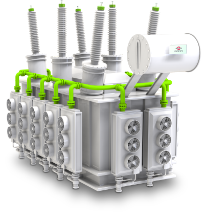 35kV three-phase double winding non excited voltage regulating distribution transformer